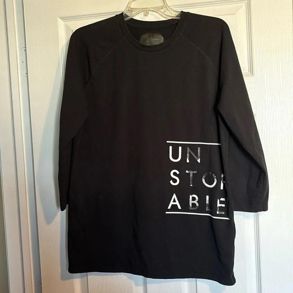 Under Armour men’s black fitted unstoppable 3/4 sleeve t-shirt size large - Picture 1 of 8